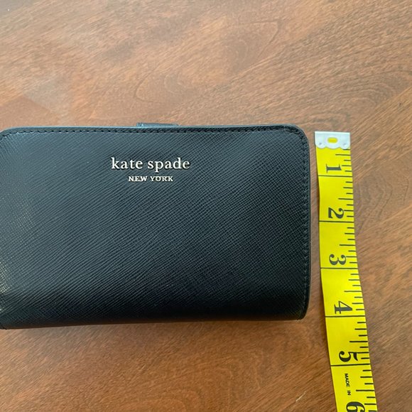 kate spade compact wallet pink and black - Picture 4 of 7